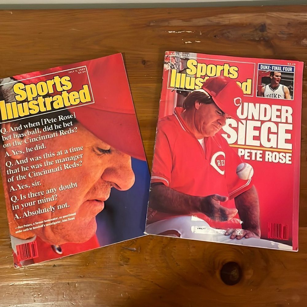 Vintage Sports Illustrated Pete Rose Issues